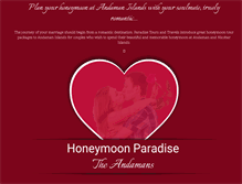 Tablet Screenshot of andamanhoneymoon.com